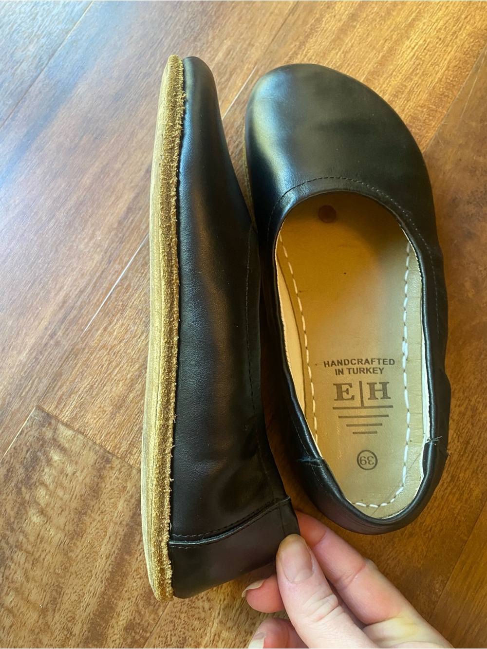 Earthing Harmony Grounding Black Barefoot Ballet Flats Size EU 38 US 8-8.5 EUC - Picture 7 of 8